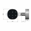 oji-M-1602-30-cabinet-lock-dimensions