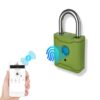 oji smart padlock with app and fingerprint